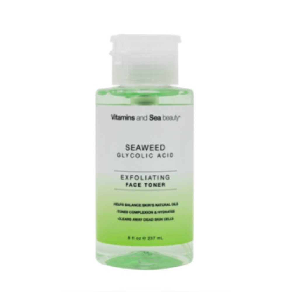 G12. Vitamins and Sea Beauty - Seaweed and Glycolic Acid Toner - 8 Fl OZ